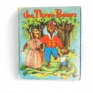 Vintage The Three Bears Whitman Publishing Tell-a-Tale Book 1952